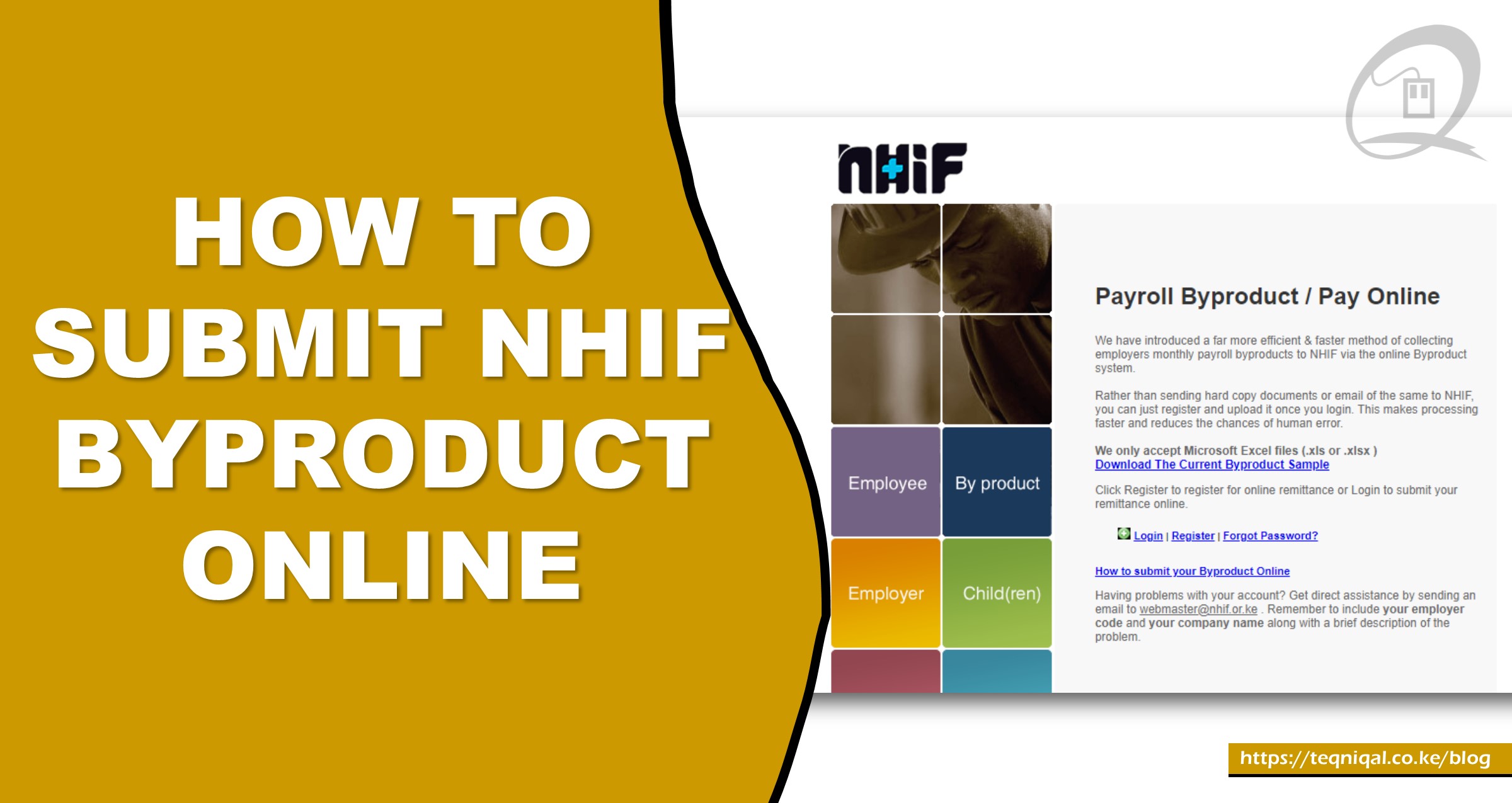 How to Submit NHIF Byproduct Online