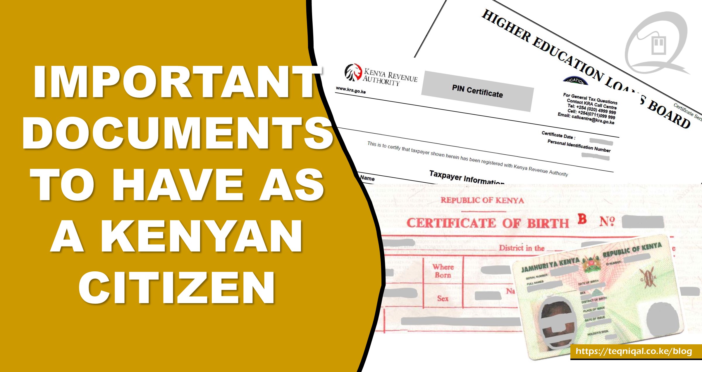 Important Documents To Have As A Kenyan Citizen